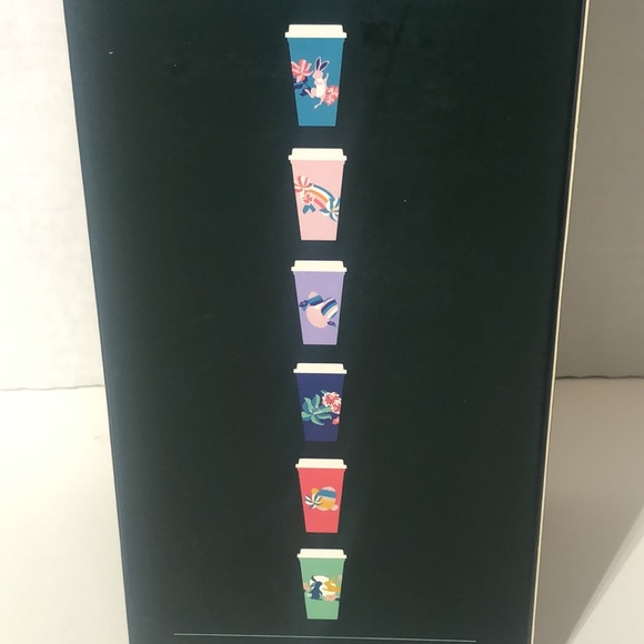 Starbuck’s Spring (6) Reusable Hot Cups with Lids - Picture 4 of 5